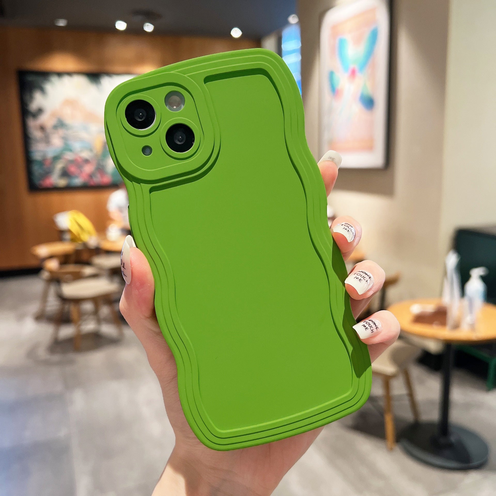 Big Wave Simple Anti-fall Advanced Color Phone Case Big Wave Simple Anti-fall Advanced Color Phone Case
